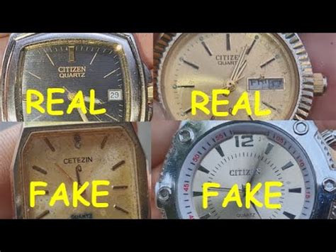 how to spot fake citizen watches|authentic citizen watch.